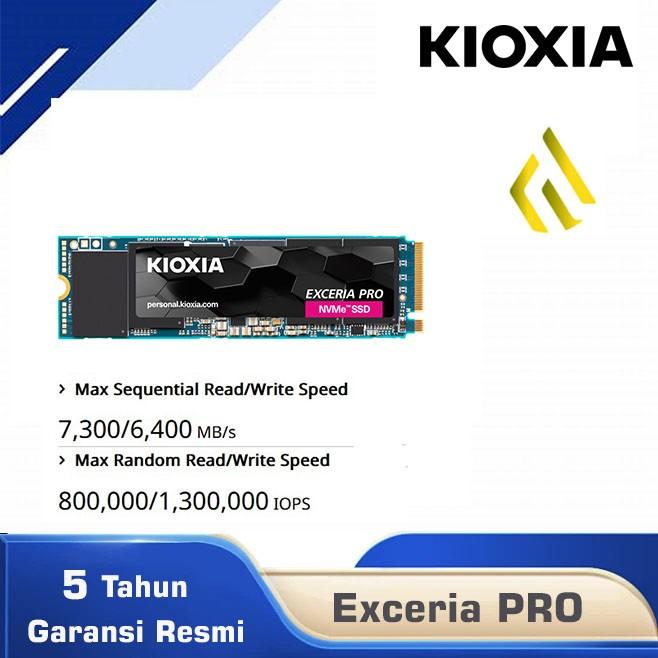 Jual SSD Kioxia Exceria PRO 1TB SSD NVME PCIe Gen Kota