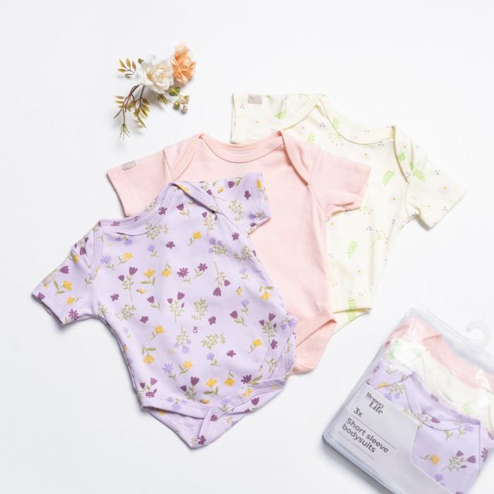 Gambar Dilly Lavenders Bodysuit 3 in 1 - MemoryLife Basic Series - 3-6m dari MemoryLife Shop undefined Tokopedia