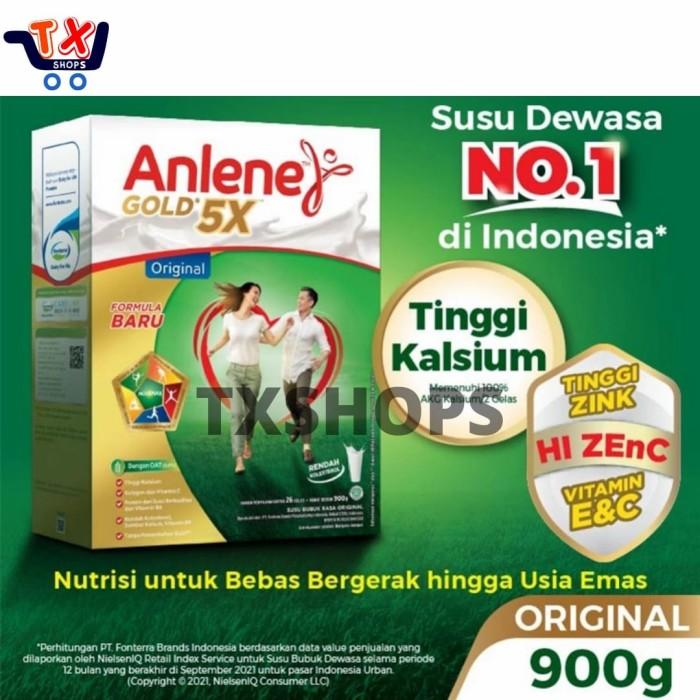 Gambar Anlene Gold 5x 900 gram / 900gr Original Cokelat Coklat dari CV.Nusa Bahari undefined Tokopedia