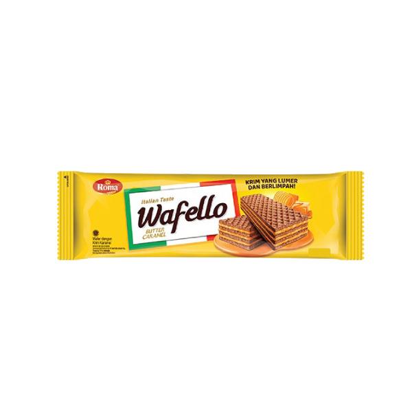 Gambar WAFELLO WAFER ITALIA CARAMEL 130 gr dari Hypermart Royal Surabaya undefined Tokopedia
