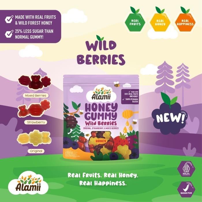 Gambar READY TB Alamii Honey Gummy New Varian (40 G) - Wild Berries TERLARISS TERBARU - Wild Berries dari barokahTB undefined Tokopedia