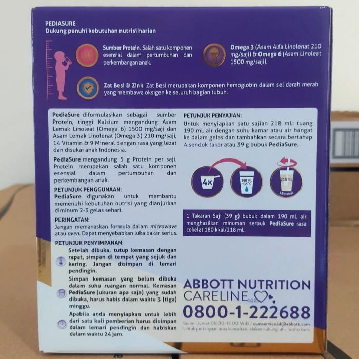 Gambar Bebas Ongkir! Pediasure Coklat 900Gr dari setia harmoni undefined Tokopedia