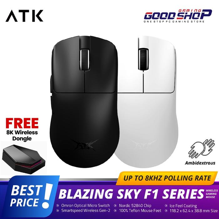 Gambar VGN VXE ATK Blazing Sky F1 Pro | F1 Pro Max | F1 Ultimate Ultra Gaming Mouse dari Level ups Store undefined Tokopedia