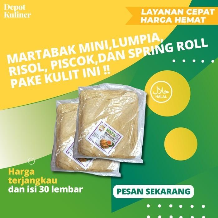 Gambar Kulit Lumpia Maya Petak - bulat dari Depot Kuliner undefined Tokopedia