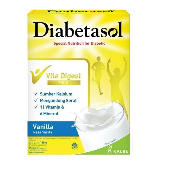 Gambar DIABETASOL ADULT MILK VNL BOX 170 GR / 1 dari Hypermart Daan Mogot undefined Tokopedia