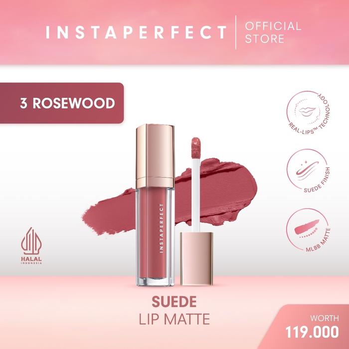 Gambar Instaperfect Suede Lip Matte - 03 Rosewood dari Sherbeautee Shop undefined Tokopedia