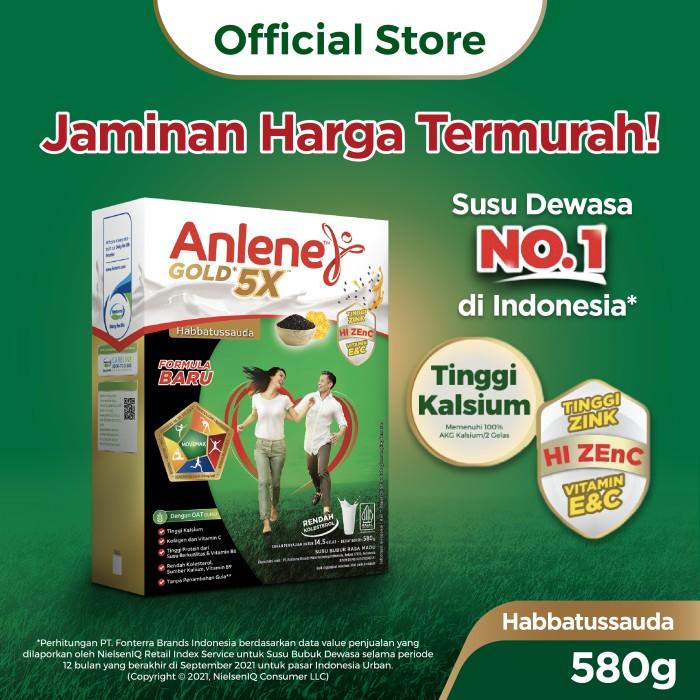 Gambar Freshkirim- Anlene Gold 5X Susu Bubuk Dewasa Habbatussauda 580g - Tulang & Sendi dari kasmi store 8 undefined Tokopedia