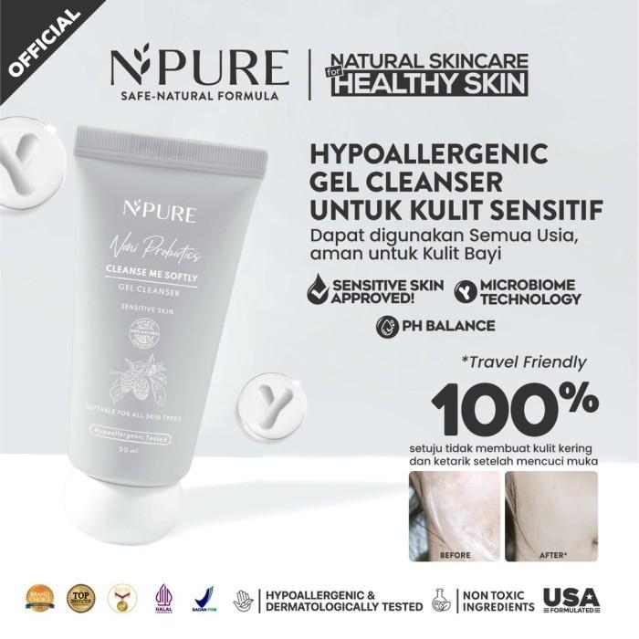 Gambar NPURE NONI Cleanser Gel / Sabun Muka Kulit Sensitif Original - N'pure - 50ml dari mslcosmetics undefined Tokopedia