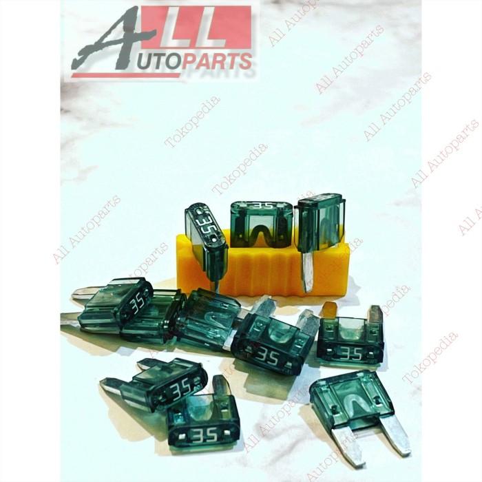 Gambar SEKRING MOBIL MOTOR FUSE BLADE MINI SIKRING TANCAP SEKERING GIGI TIKUS - 35A dari Spring Autoparts undefined Tokopedia