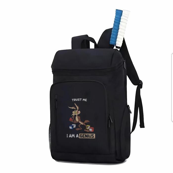 Gambar Polo Felix Tas Ransel Badminton Tenis Padel Pria Waterproof dengan Kantong Sepatu Kualitas Terjamin Bahan Nilon Size Besar - Hitam Wile dari Polofelix undefined Tokopedia