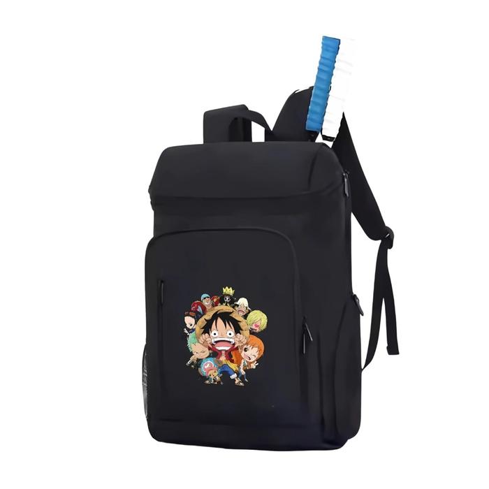 Gambar Ransel Raket Bulutangkis Tenis Tas Ransel Series OnePiece Tas Waterproof Kapasitas Besar - Hitam Full  dari Polofelix undefined Tokopedia