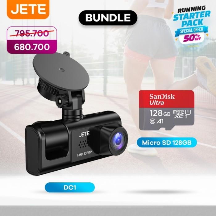 Gambar JETE DashCam Full HD 1080px DC1 TERLARIS/TERMURAH/TERPOPULER - +Micro SD 128GB dari Apikiki shop undefined Tokopedia