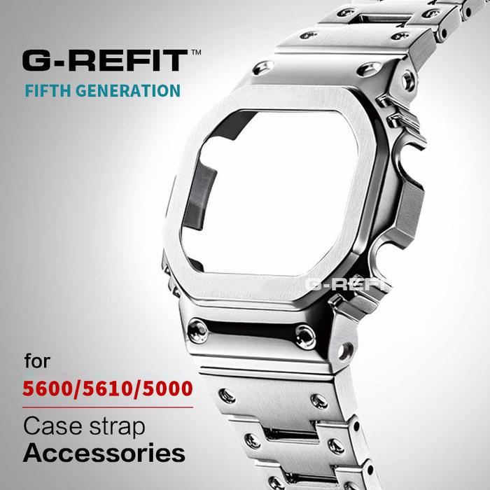Jual G-Refit New DW5600 GWM5610 G5600E GWB5600 Metal Bezel 5610