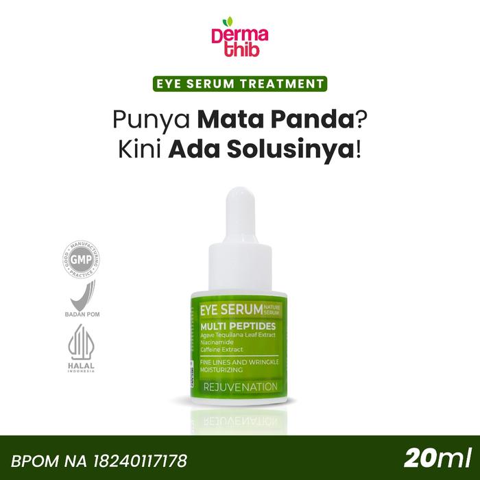 Gambar Eye Serum Dermathib - Cerahkan Mata Panda & Samarkan Kerutan Wajah - 20ml - 1 pcs dari albuvit store Kota Administrasi Jakarta Timur Tokopedia