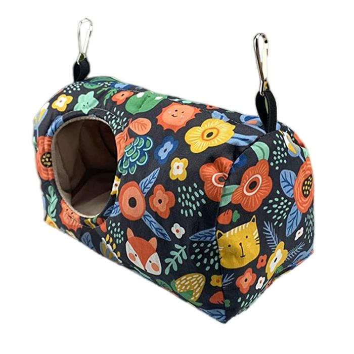 Gambar Bird Hanging Hammock for Cage Winter Warm Nest Tent House Plush Hideout Parrot Snuggle for Sleeping Playing & Rest dari suweden undefined Tokopedia