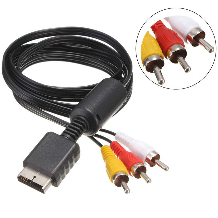 Terbaru 300pcs Multi Component Games Audio Video Av Cable To Rca For Sony  Ps2 Ps3 Playstation Rca Av Cable Console Tv Game Computer