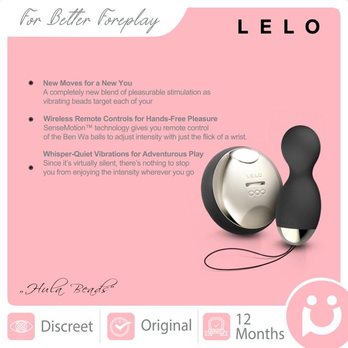 Gambar PRIVASI TERJAMIN (SI CEPAT)- LELO Hula Beads, Rotating Vibrator Massager (untuk Wanita) -SIAP KIRIM - Black dari PT Bangun Makmur undefined Tokopedia