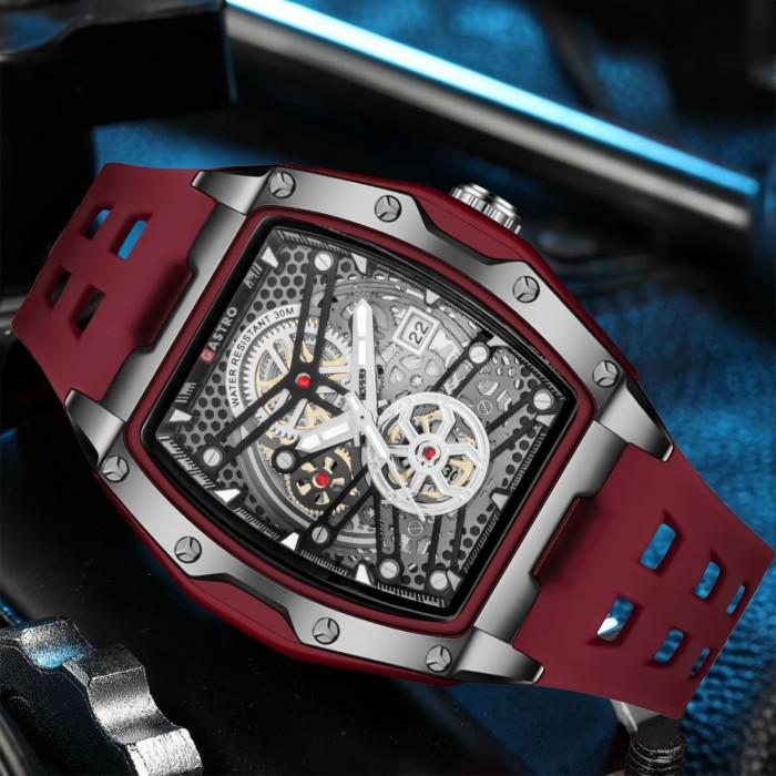 Gambar Buy 1 Get 1 !! Gastro Jam Tangan Pria Sport D30-2 Rubber Water Resistant 3 ATM - Merah dari gudangjamtangan_ undefined Tokopedia