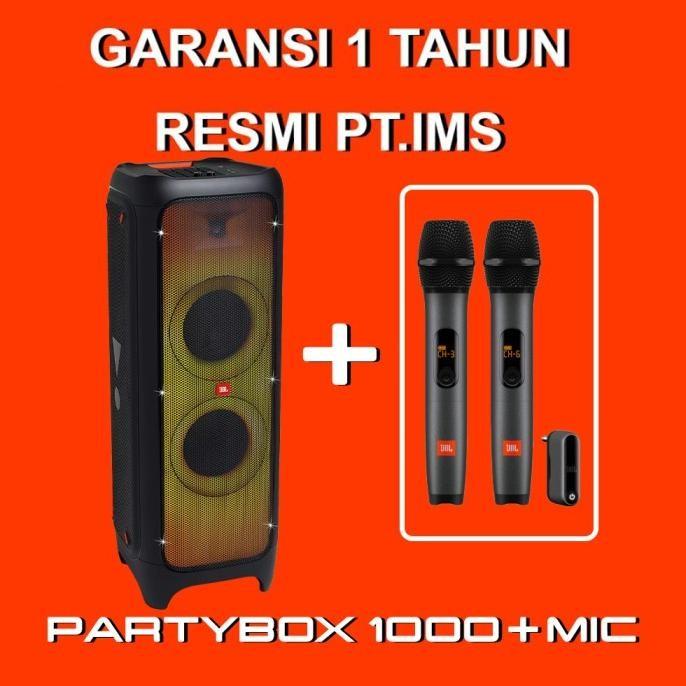Terbaru Jbl Partybox 1000 Party Box Speaker Bluetooth Original Mic