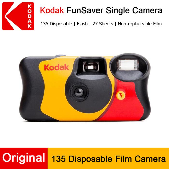 Jual Best Classic Original 1/3/5 pcs Kodak FunSaver Single Use