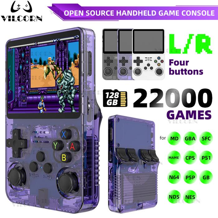 Jual NEW R36S Retro Handheld Game Console Linux System Inch