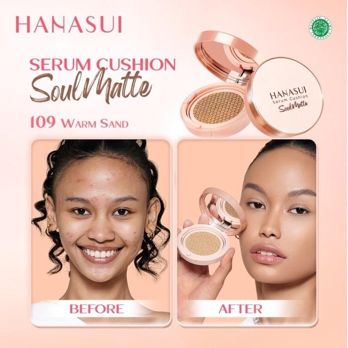 Gambar KAMIA - Hanasui Serum Cushion SoulMatte | Hanasui Cushion Soulmatte - 109 Warm Sand dari kamiabeauty undefined Tokopedia