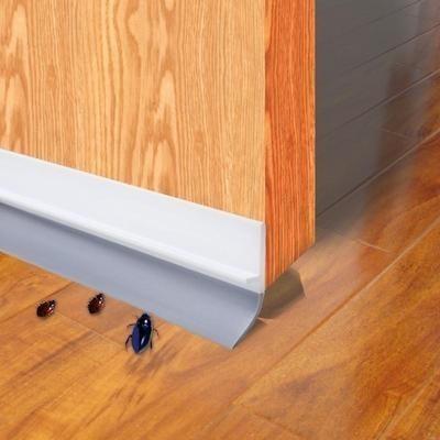 Gambar MH - PENUTUP LUBANG BAWAH PINTU | DOOR BOTTOM SEAL | PENGHALANG DEBU - Abu-abu dari Masterhome undefined Tokopedia