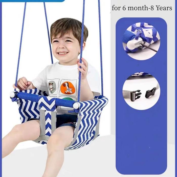 Jual Baby Hanging Swings Safety Swing Chair Child Rocking Canvas