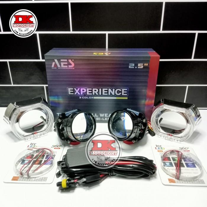 Gambar Paket lampu Headlamp mobil projector biled 3 warna 2,5 inch BMW klasik dari PT Store 22 undefined Tokopedia