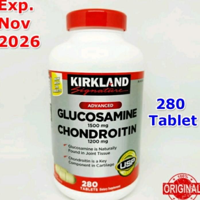 Gambar Kirkland Glucosamine Glucosamin Glukosamin Chondrioitin 220 Tabs dari aydinofficial undefined Tokopedia