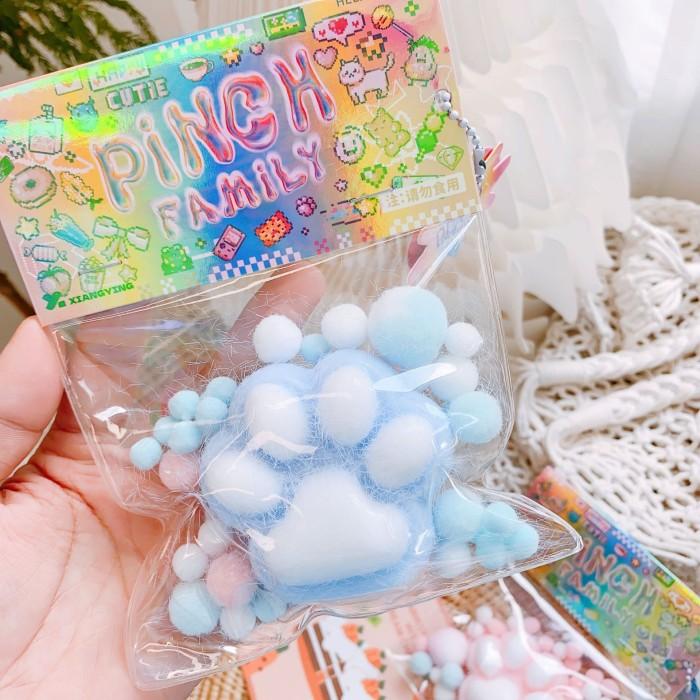 Gambar Taba Squishy Squeezy Squishy Mainan Kenyal Anak Squeezy Pinch Family Bikin Taba Squishy Taba Squishy Kucing - Blue dari YTAY.Sarindo undefined Tokopedia