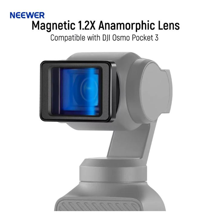 Dji Pocket Anamorphic Freewell Anamorphic Adapter Lens With ND