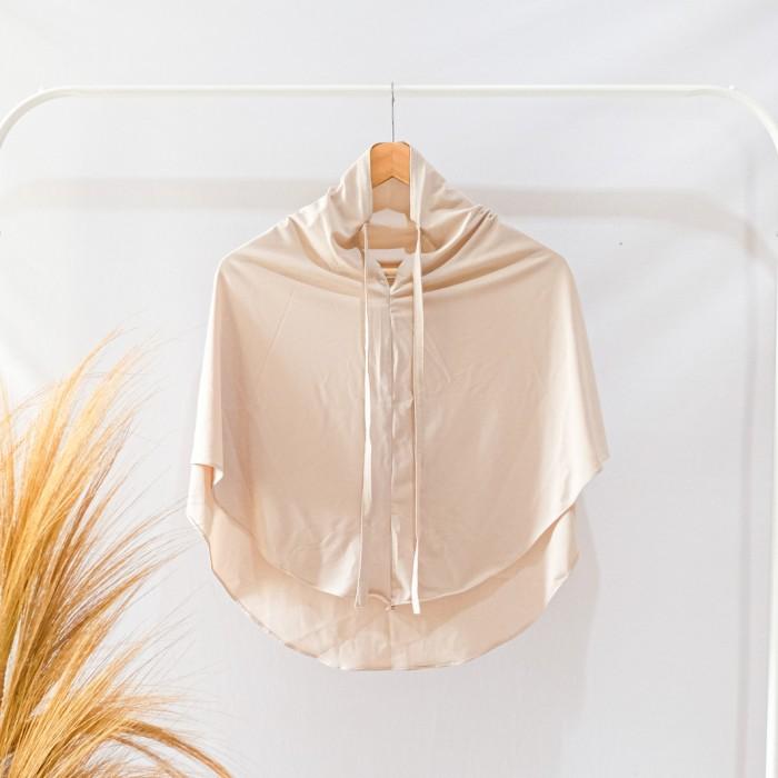 Gambar KERUDUNG PASMINA INSTAN KRUDUNG PASMINA HIJAB BLUS HIJAB WANITA HIJAB - Cream dari Kurnia Store3 undefined Tokopedia