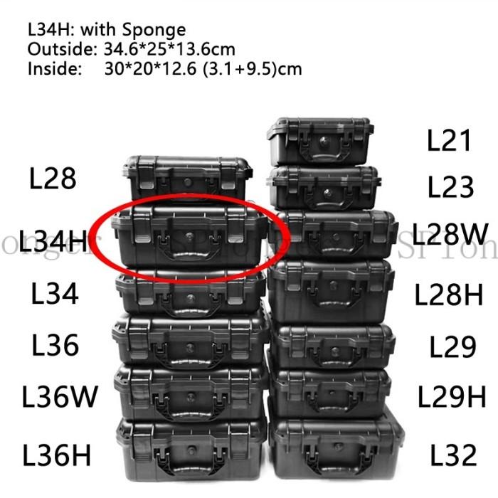 Gambar BEST" KOPER TACTICAL BOX BUSA FOAM CUSTOM HARDCASE WATERPROOF UNIVERSAL - 34.6x25x13.6cm dari ankcdn undefined Tokopedia