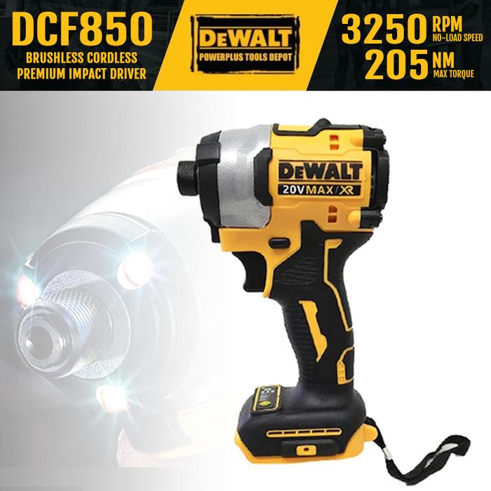 Dewalt Dcf850 3250rpm Brushless Impact Driver 205nm Cordless General  Purpose Screwdriver Electric Hammer Drill 20v Power Tool