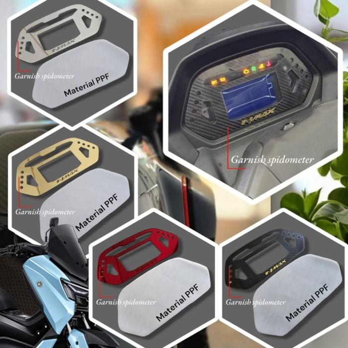 Gambar Garnish Nmax Turbo garnish anti gores spedometer nmax turbo nmax neo 2024 motopad27 - Garnish Spidometer, Gold dari Asa Motor Variasi undefined Tokopedia