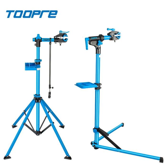 Gambar TOOPRE Mountainous Bicycle Repair Frame Fixed Workbench Bike Repair Rack Road Bicycle Parking Display Rack Foldable dari AutoTech Hubh undefined Tokopedia