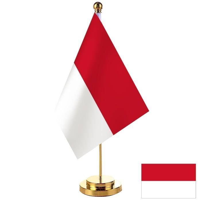 Gambar Tiang Bendera Merah Putih +Flag Pole Tiang Meja+Tiang Bendera Meja - Emas dari Toko Hanako-01 undefined Tokopedia