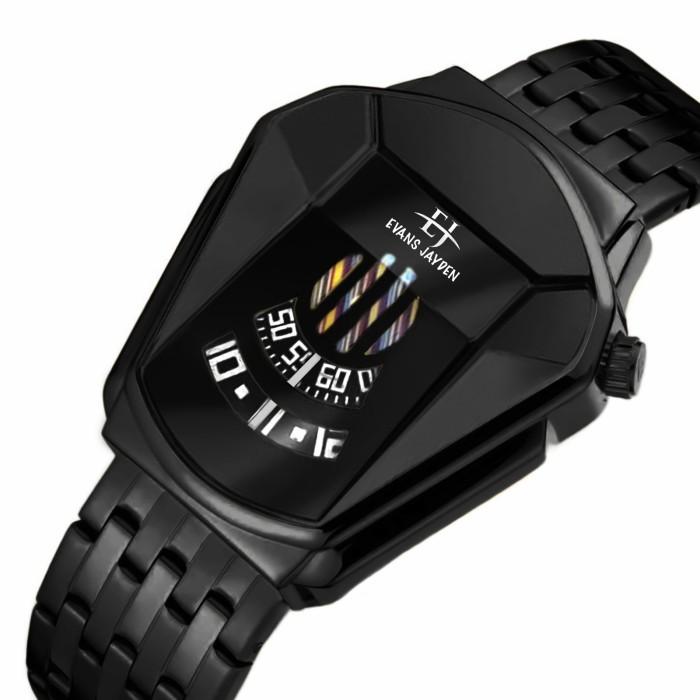 Gambar Terlaris Evans Jayden Jam Tangan Pria 9953-1 Rantai Stainless 10 ATM - Hitam dari gudangjamtangan_ undefined Tokopedia