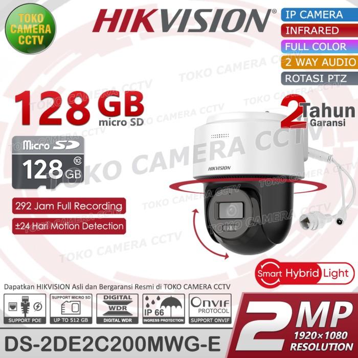 Gambar PTZ IP CAMERA HIKVISION 2MP 1080P KAMERA CCTV 360 POE ONVIF AUDIO BERWARNA - Memori 128GB dari jaya group 22 undefined Tokopedia