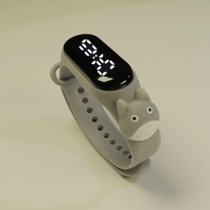 Gambar Jam Tangan Layar Sentuh LED Silikon Karakter Tahan Air - Totoro dari Distroop undefined Tokopedia
