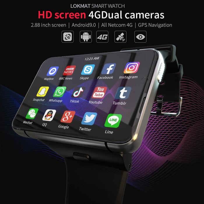 Jual Best LOKMAT APPLLP MAX 4G LTE Smartwatch Men Touch