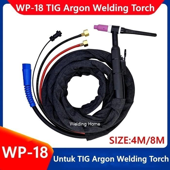 Gambar WP18 Stang Las Argon TIG Welding Torch WP-18 WP 18 4M 8M 4 8 Meter SET - 8M dari Welding Home undefined Tokopedia