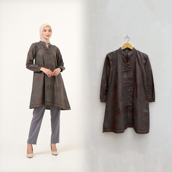 Gambar FITTINGROOM11 Blouse Tunik - Alamanda Tunik - Bunga, S dari Fittingroom11 undefined Tokopedia