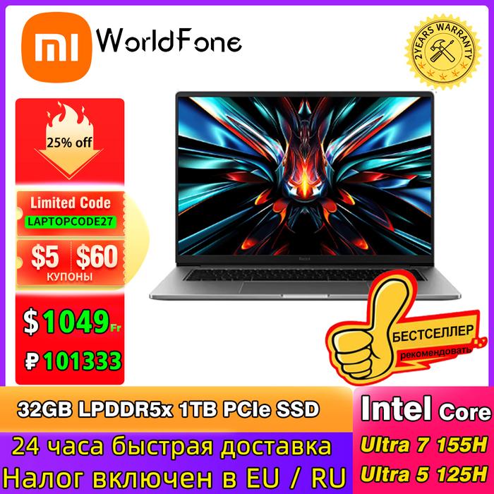 Jual Xiaomi Laptop Redmi Book Pro 16 2024 Ultra 5/Ultra 16-inch