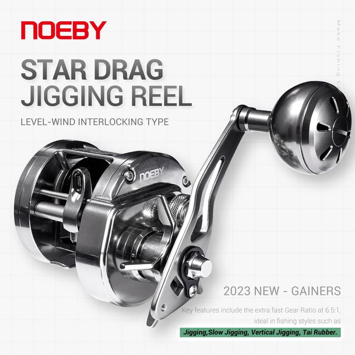 Jual Noeby-Metal Jigging Fishing Reel, Saltwater Fishing Reels