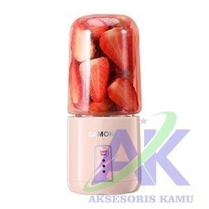 Gambar Blender Juicer Plastik Portable USB 4Mata Pisau 350ML Samono SW-Y7 - Pink dari minisoxsamonodadap undefined Tokopedia