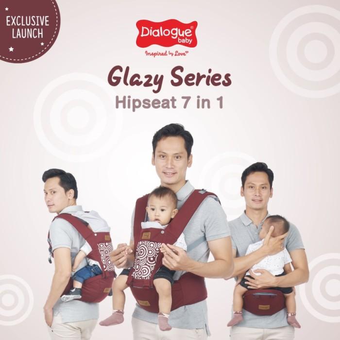 Gambar SALE TERLARIS DIALOGUE GENDONGAN BAYI DEPAN HIPSEAT 7 POSISI CHAMPION GLAZY SPARKLE READYY - Glazy Maroon dari KINKIN babystore undefined Tokopedia