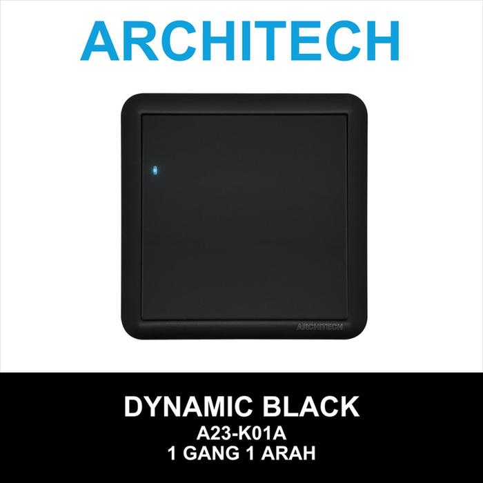 Gambar ARCHITECH SAKLAR DYNAMIC A23 BLACK SERIES - SAKLAR ENGKEL dari Jupaja999 undefined Tokopedia