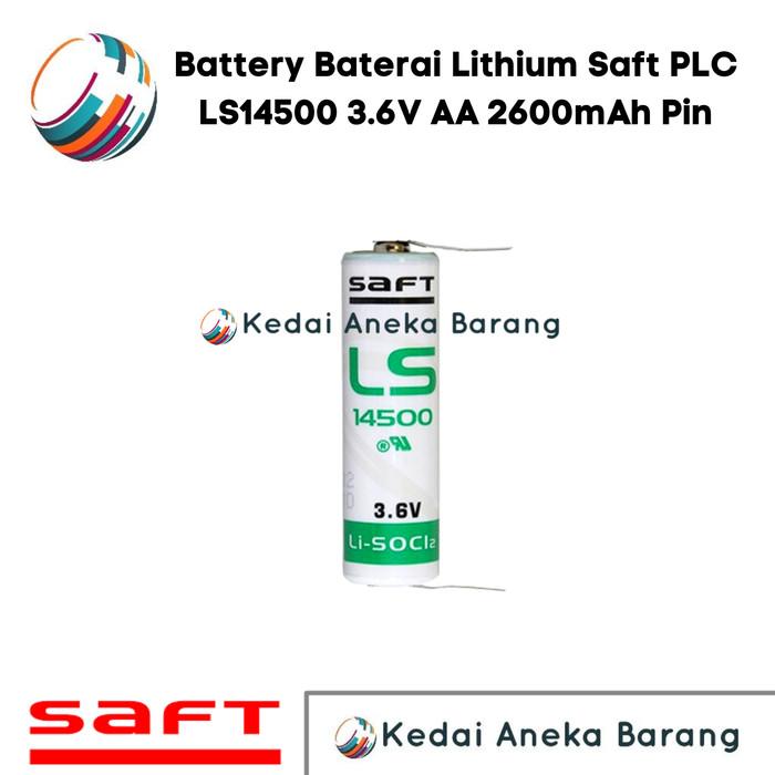 Gambar BerkahTronik- Battery Baterai Lithium Saft PLC LS14500 3.6V AA 2600mAh Pin dari darsawa undefined Tokopedia